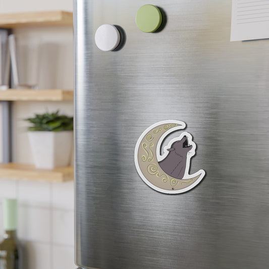 Moon Drop Logo Kiss-Cut Magnet