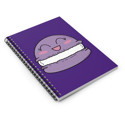 Purple Macaron Spiral Notebook