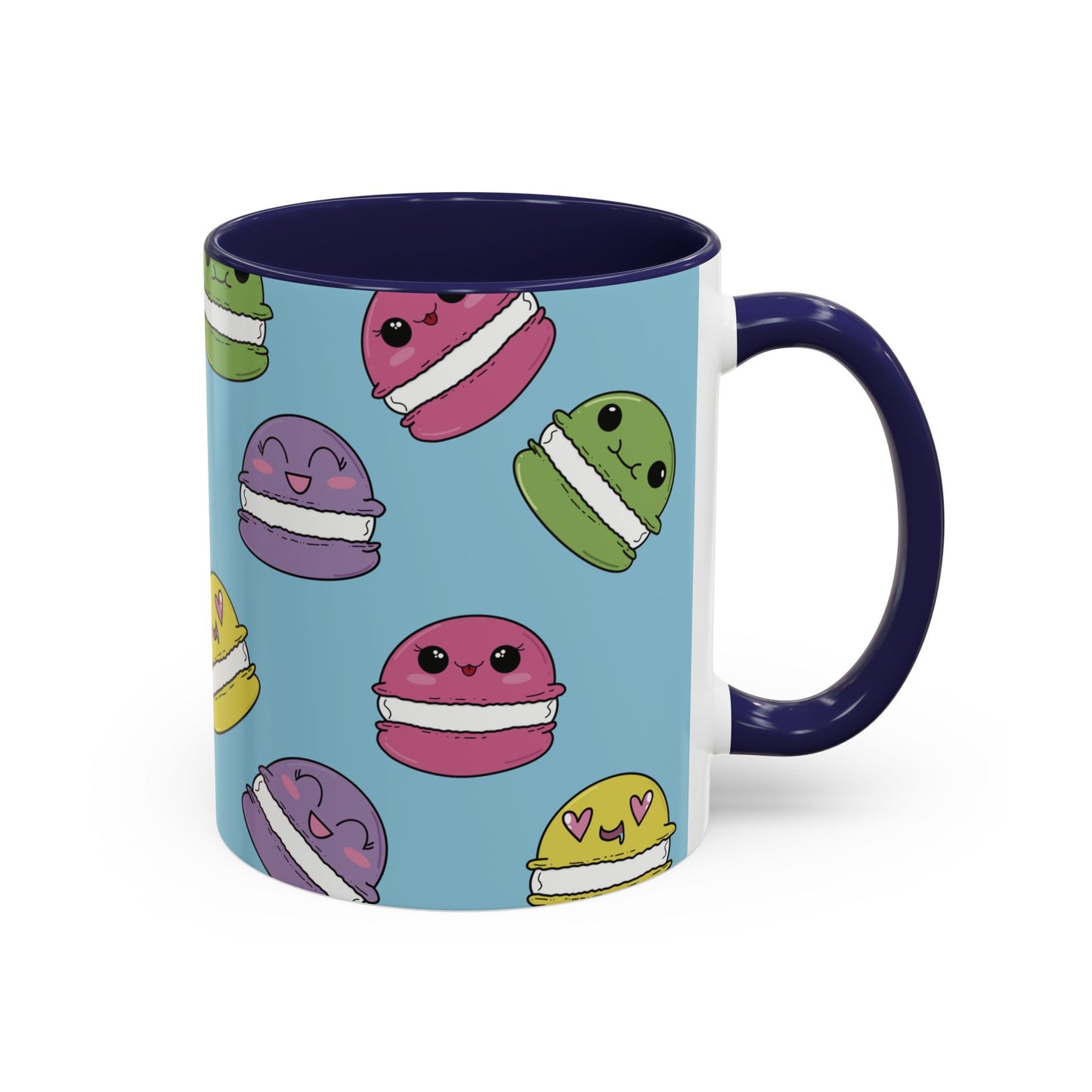 Macaron Pattern Ceramic Mug