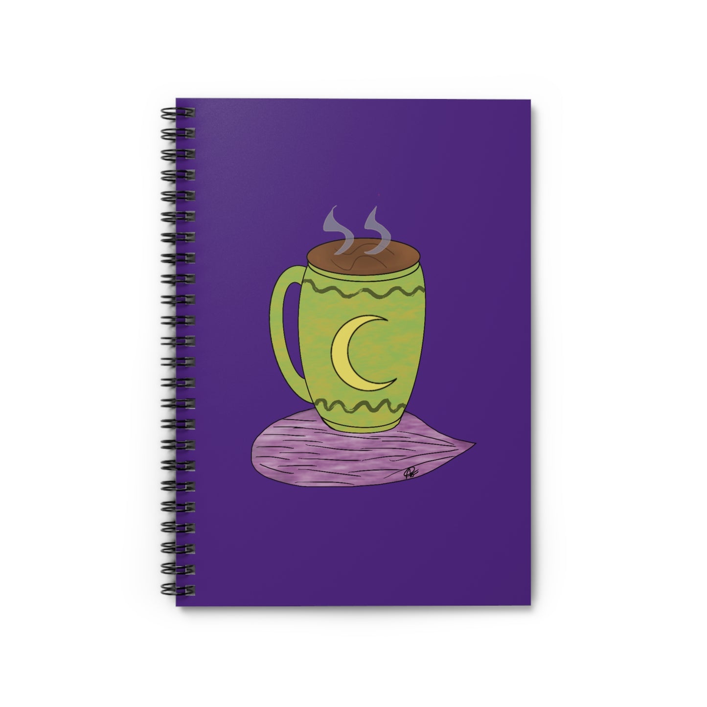 Moon Drop Alternate Logo Notebook - Purple