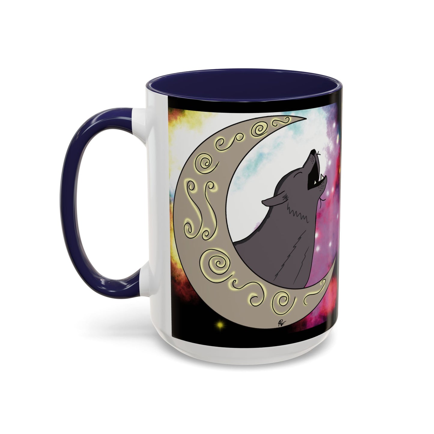 Moon Drop Logo- Nebula Ceramic Mug