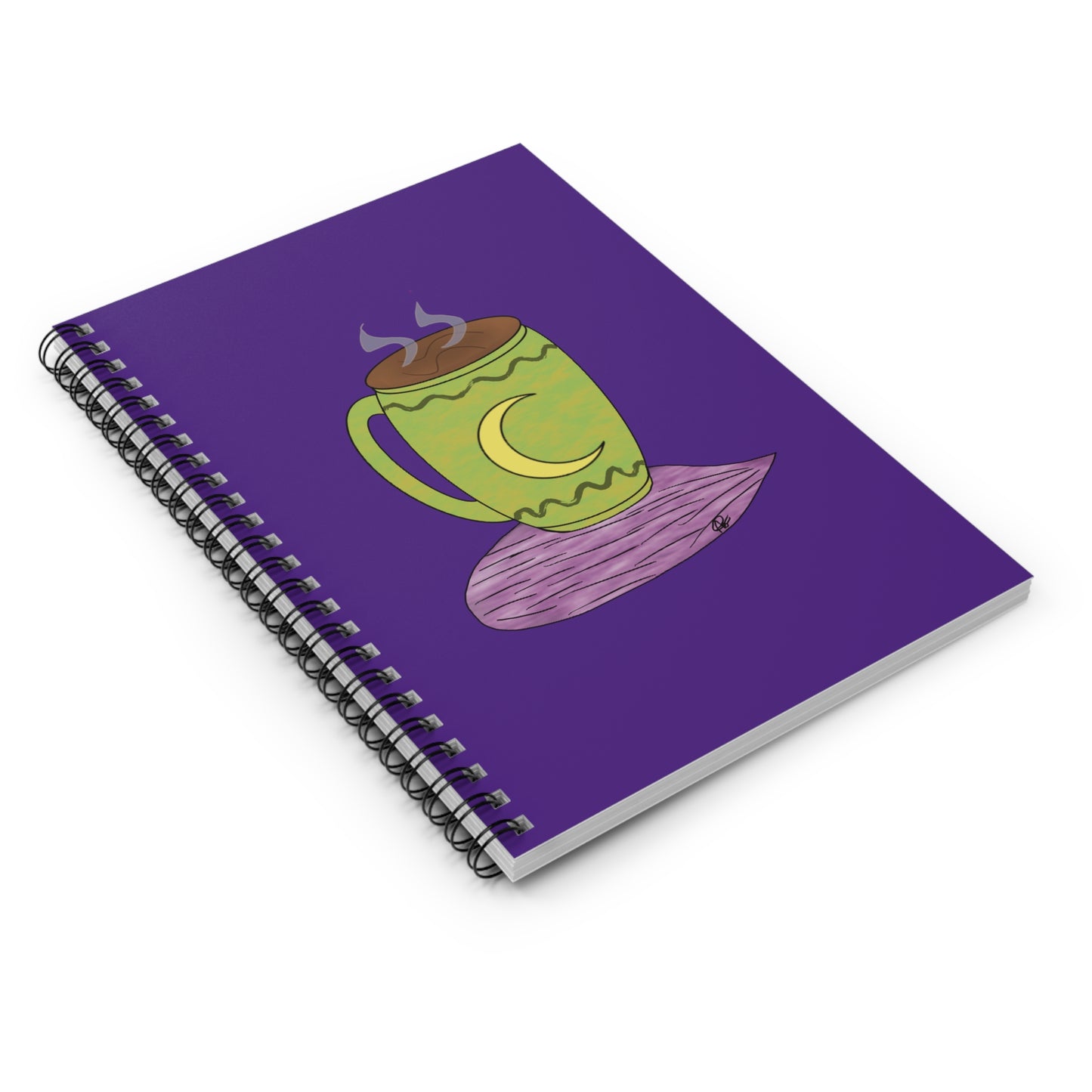 Moon Drop Alternate Logo Notebook - Purple
