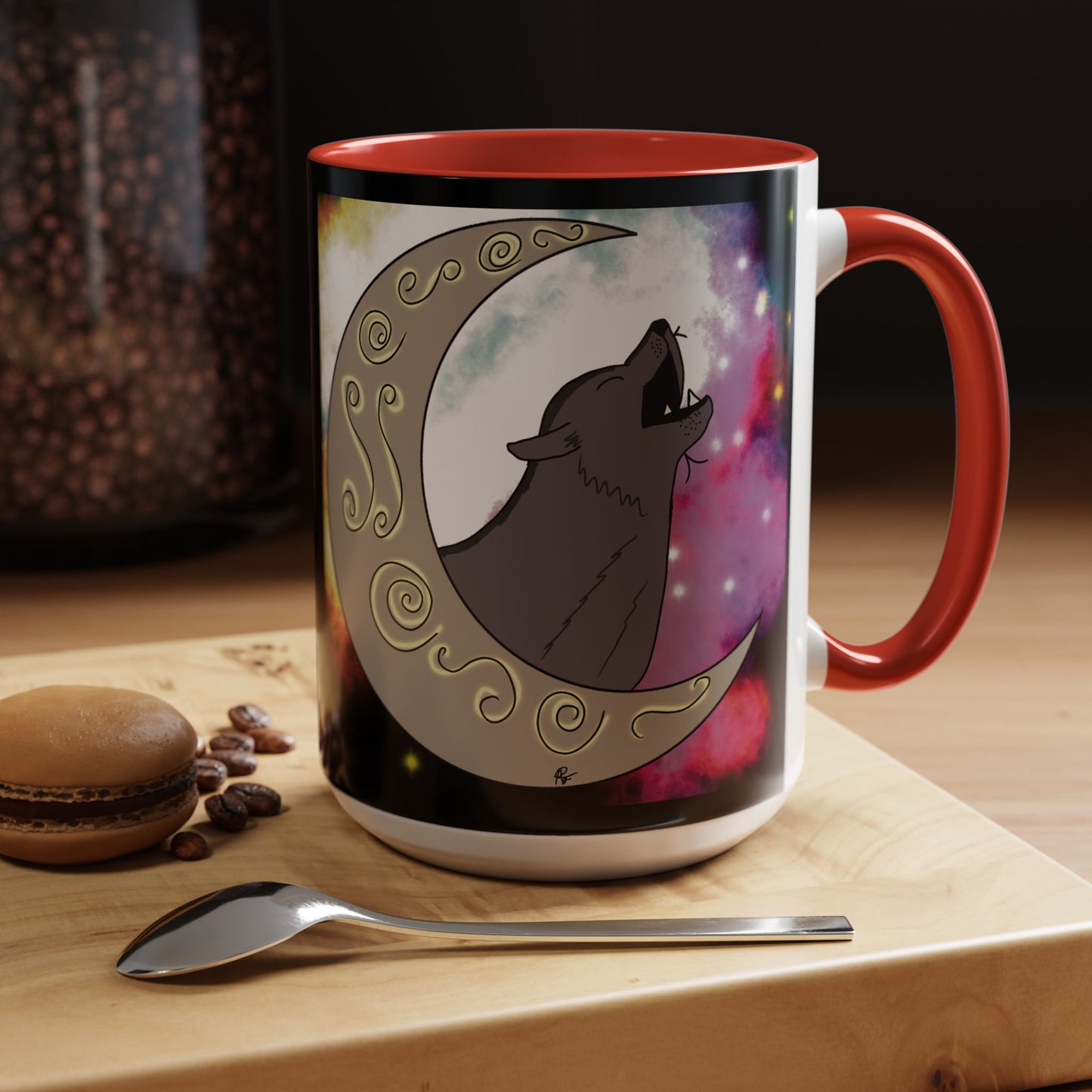 Moon Drop Logo- Nebula Ceramic Mug