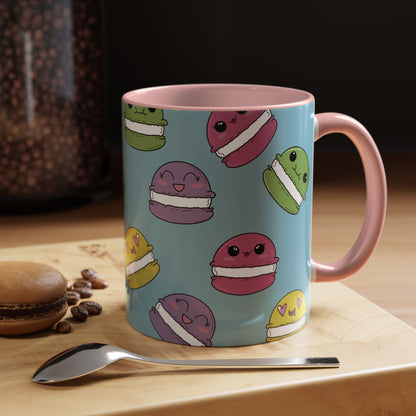 Macaron Pattern Ceramic Mug