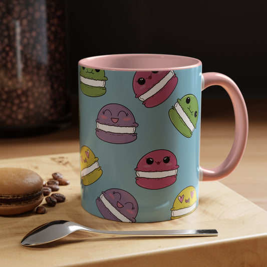 Macaron Pattern Ceramic Mug