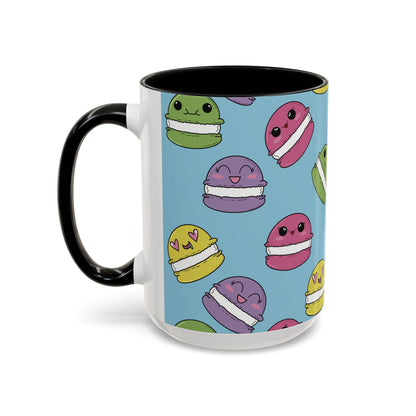 Macaron Pattern Ceramic Mug