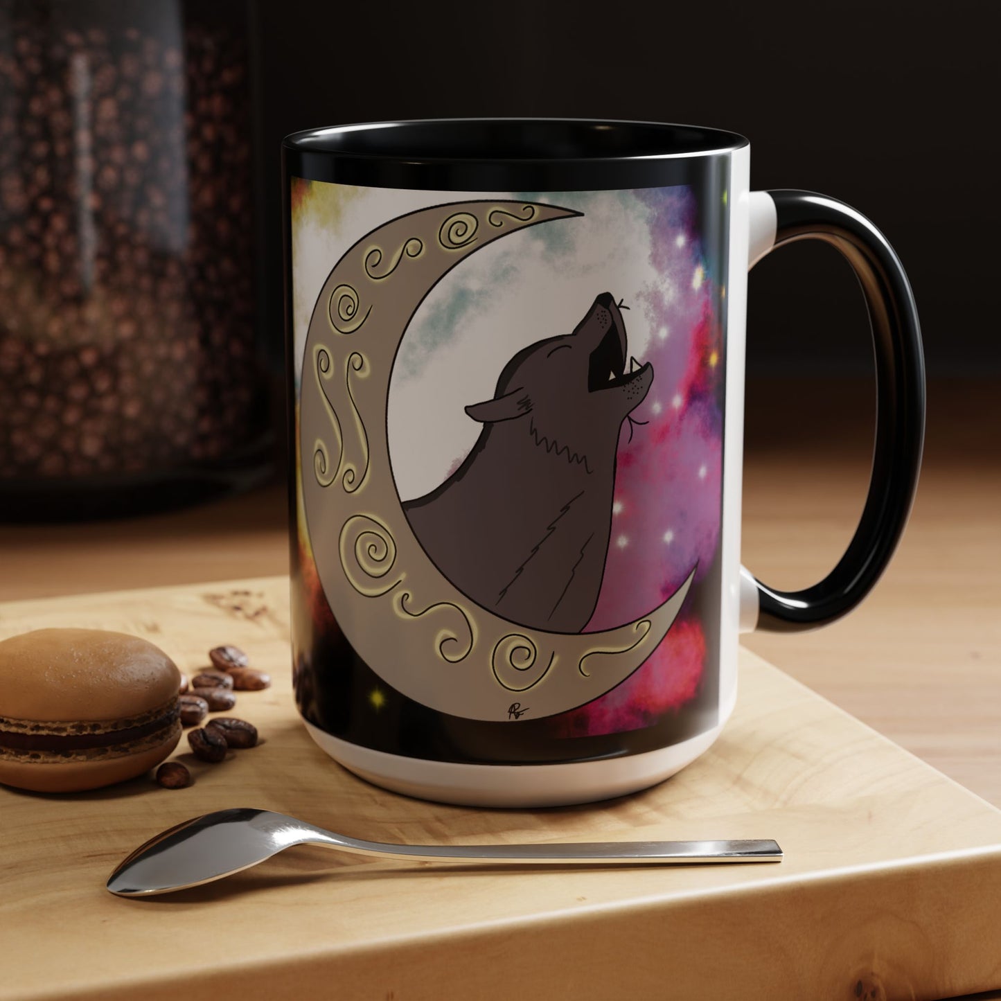 Moon Drop Logo- Nebula Ceramic Mug