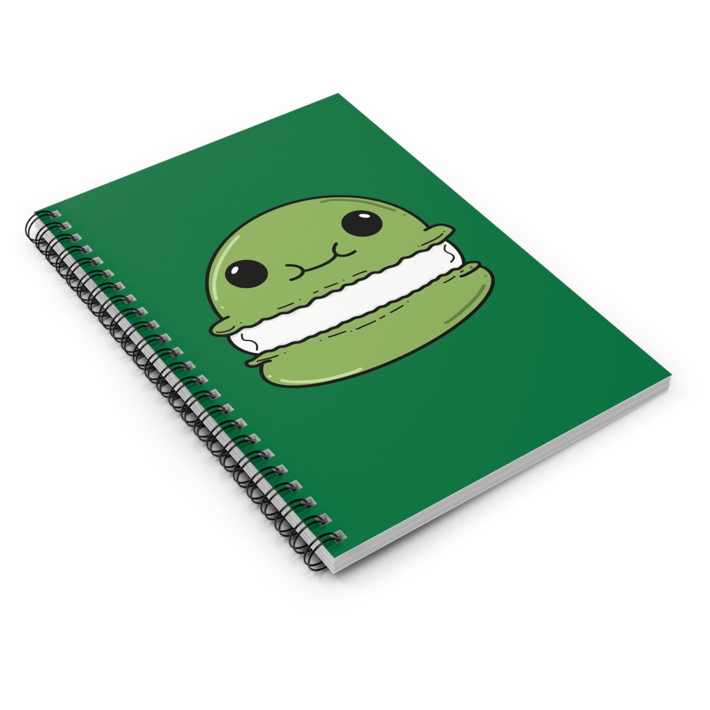 Green Macaron Spiral Notebook