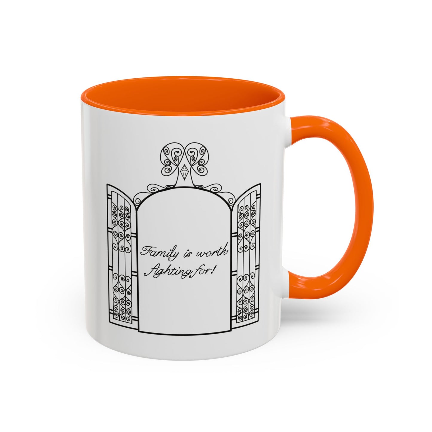 Family is worth fighting for Ceramic Mug