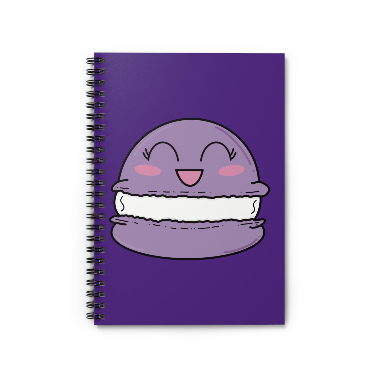 Purple Macaron Spiral Notebook