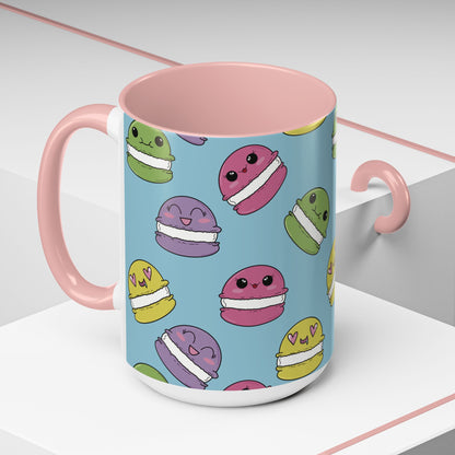 Macaron Pattern Ceramic Mug