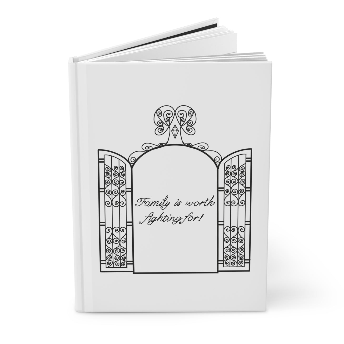 Family is Worth Fighting For Hardcover Journal