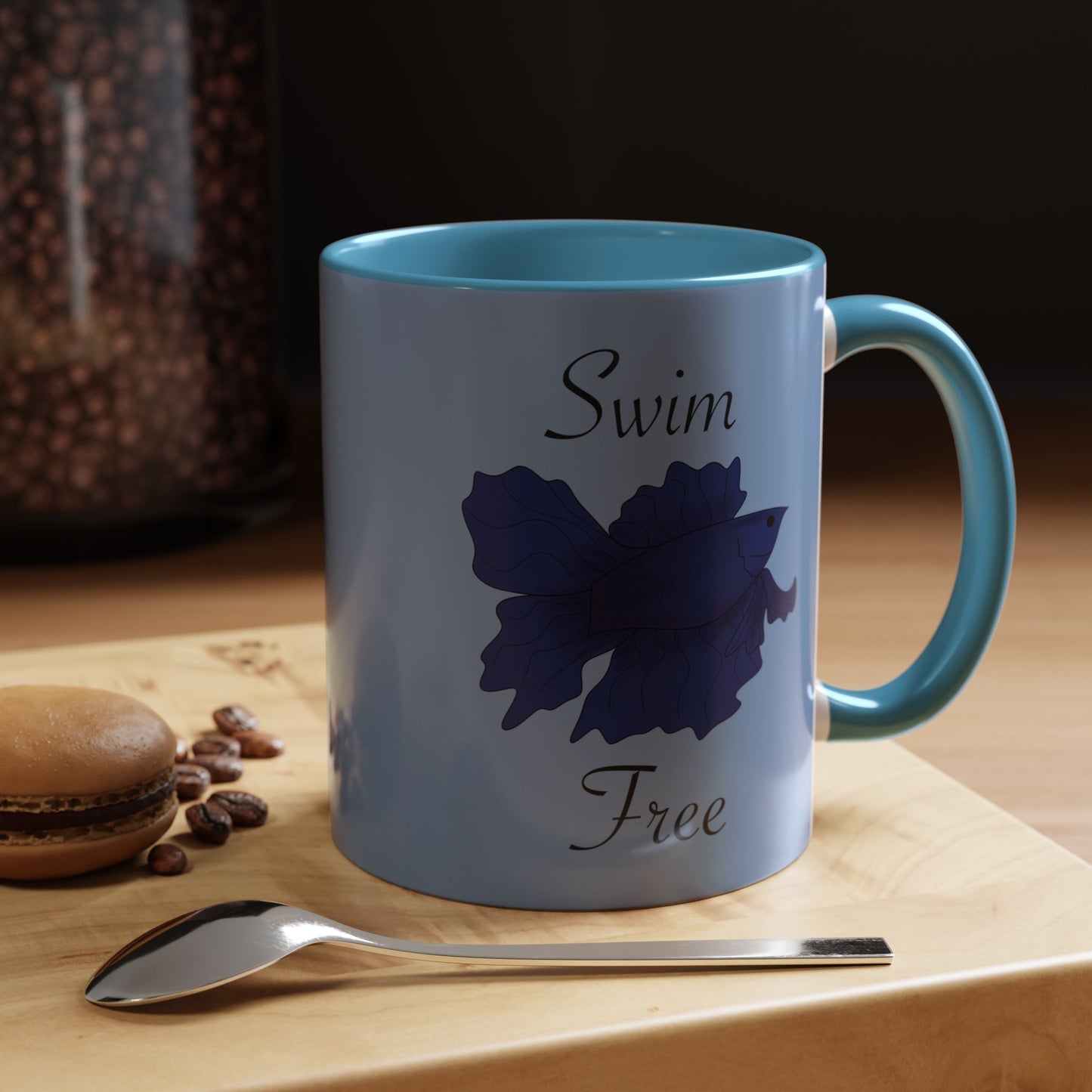 Swim Free Ceramic Mug