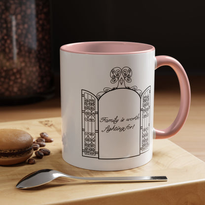 Family is worth fighting for Ceramic Mug