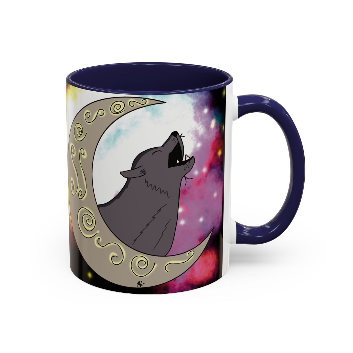 Moon Drop Logo- Nebula Ceramic Mug