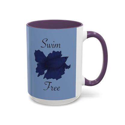 Swim Free Ceramic Mug