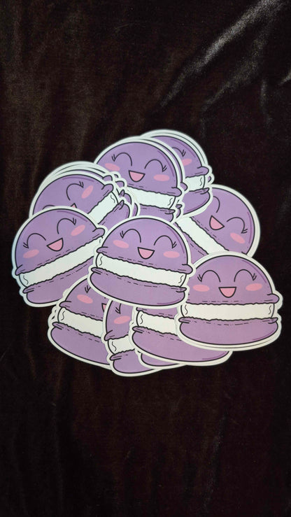 Purple Macaron Sticker