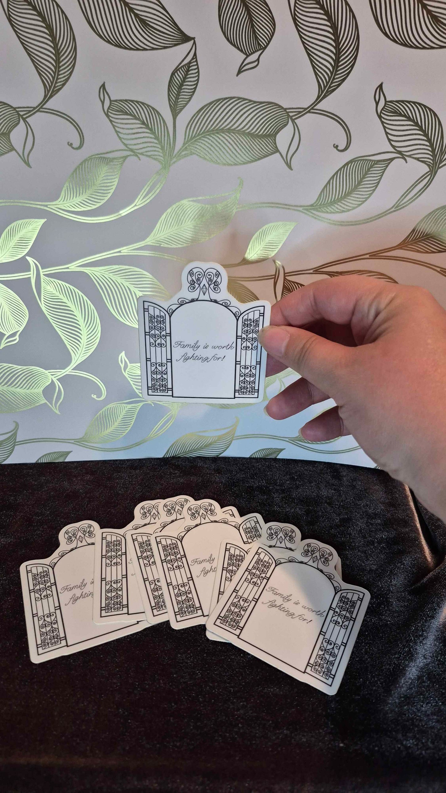 Family is worth Fighting For vinyl stickers