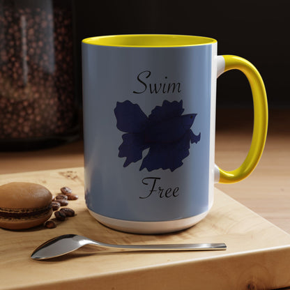 Swim Free Ceramic Mug