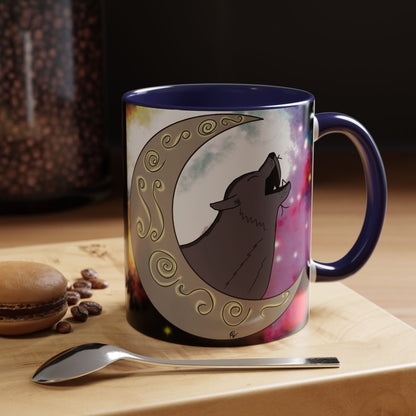 Moon Drop Logo- Nebula Ceramic Mug