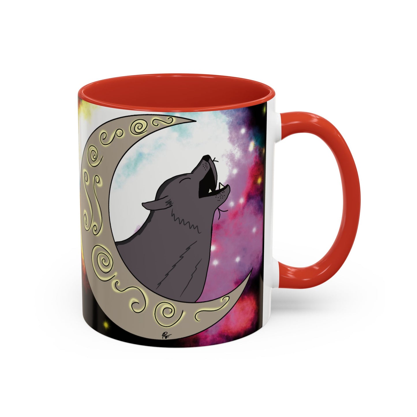 Moon Drop Logo- Nebula Ceramic Mug