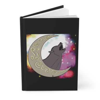 Moon Drop Hardcover Journal - Nebula