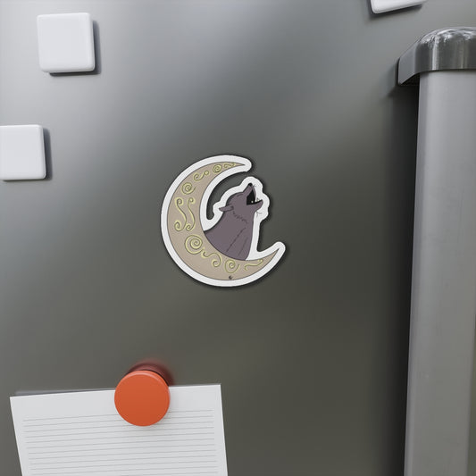 Moon Drop Logo Kiss-Cut Magnet