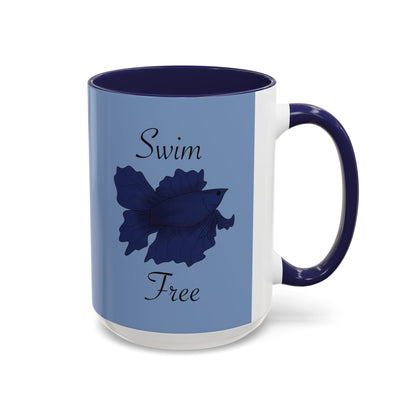 Swim Free Ceramic Mug