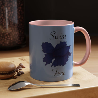 Swim Free Ceramic Mug