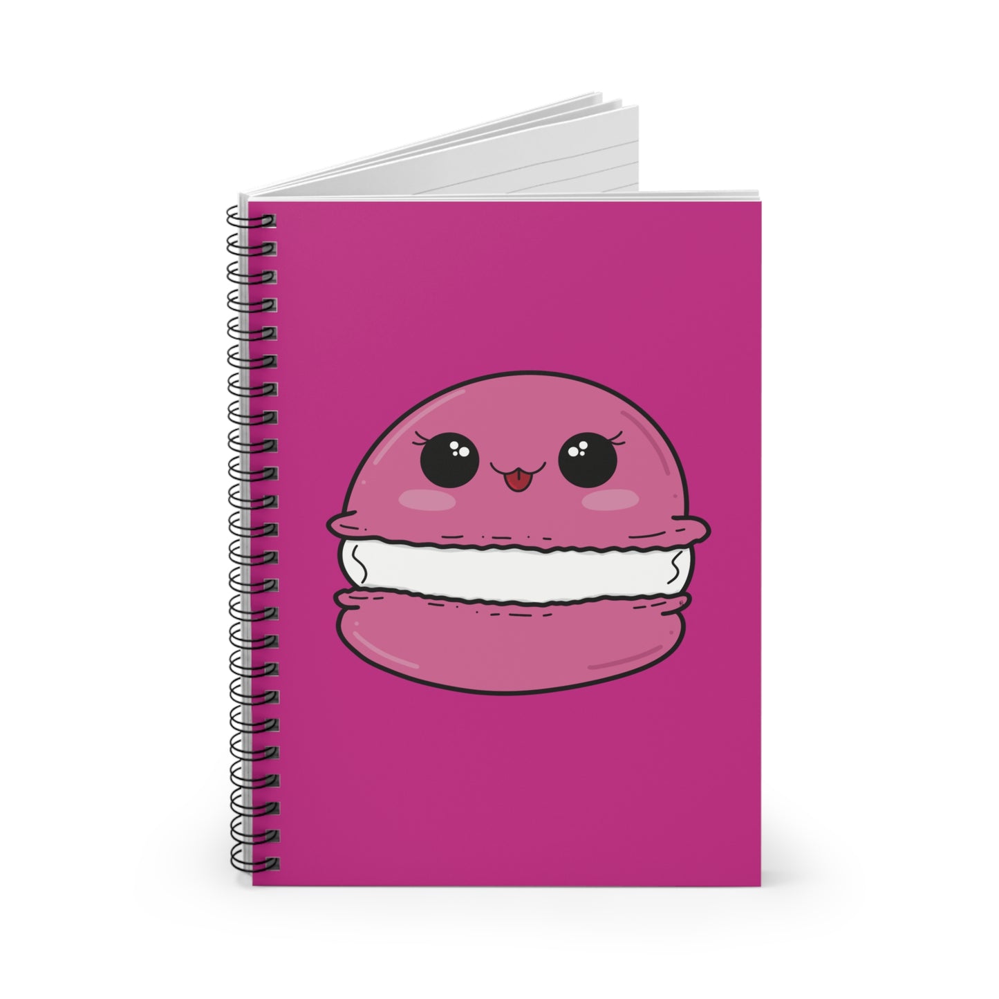 Pink Macaron Spiral Notebook
