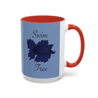 Swim Free Ceramic Mug