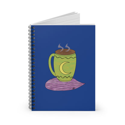 Moon Drop Alternate Logo Notebook - Blue