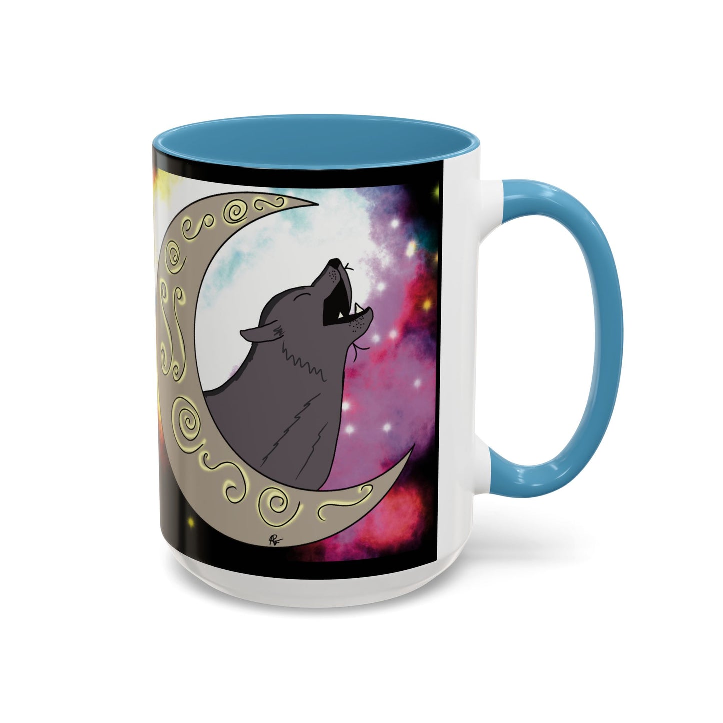 Moon Drop Logo- Nebula Ceramic Mug