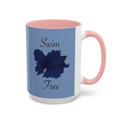 Swim Free Ceramic Mug