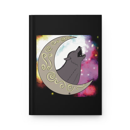 Moon Drop Hardcover Journal - Nebula