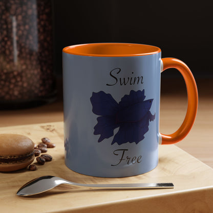 Swim Free Ceramic Mug