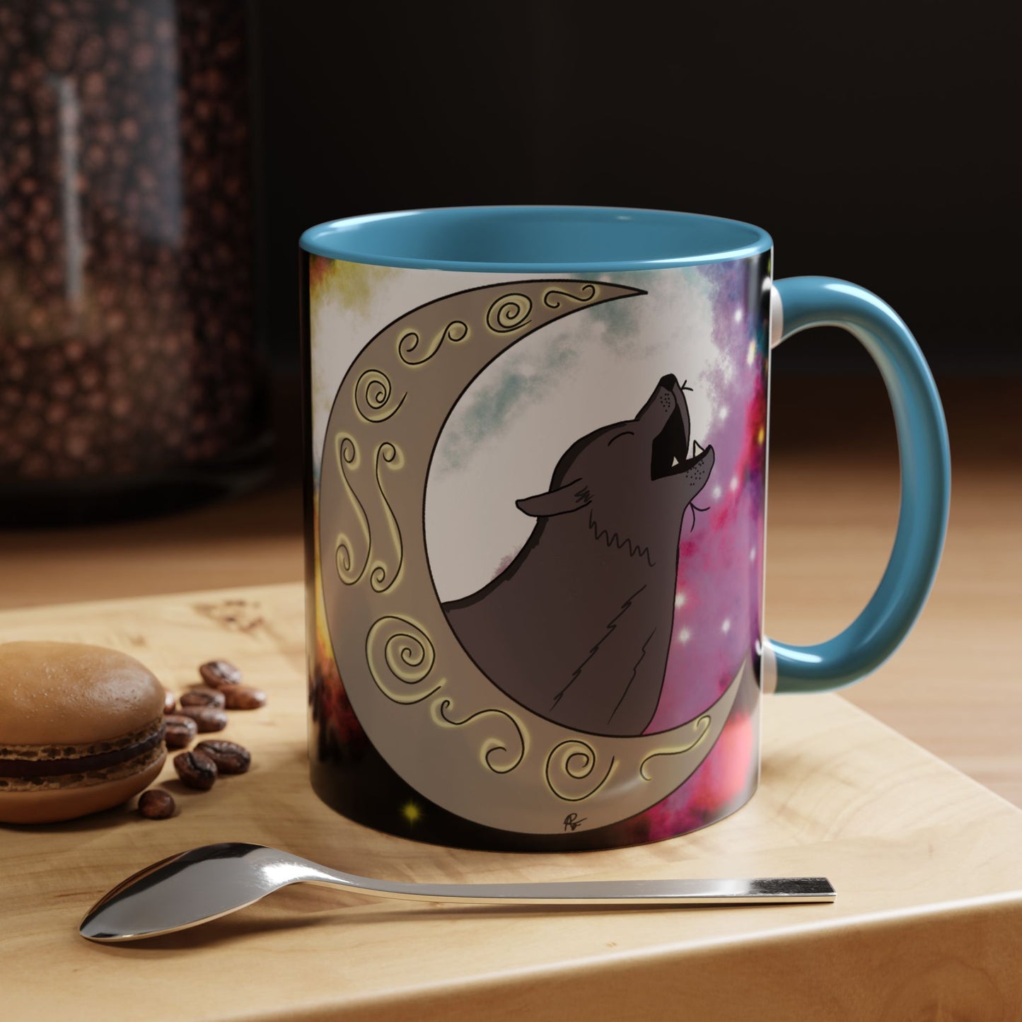 Moon Drop Logo- Nebula Ceramic Mug