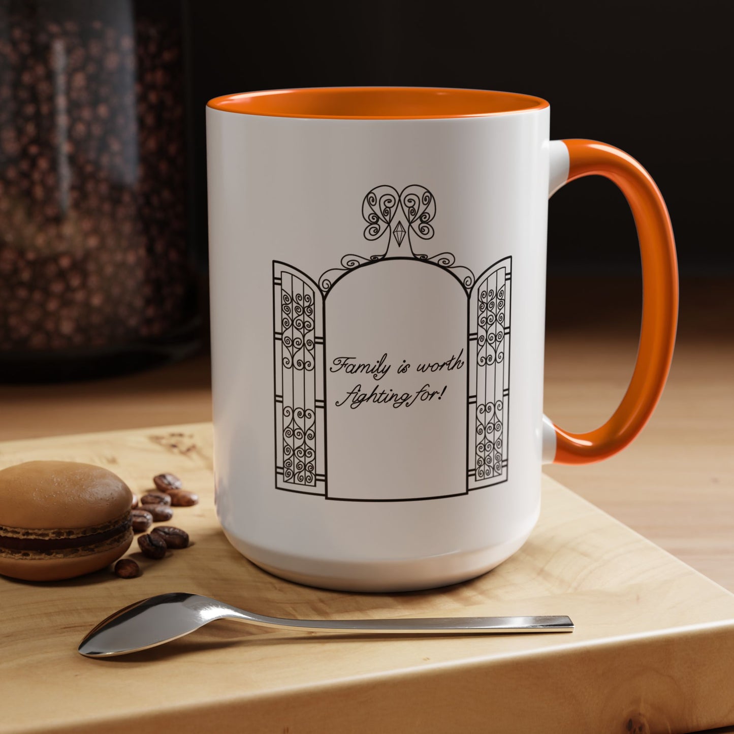 Family is worth fighting for Ceramic Mug