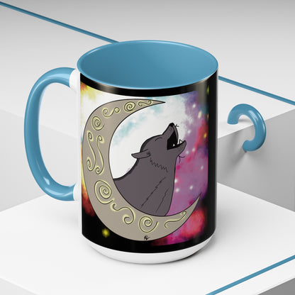 Moon Drop Logo- Nebula Ceramic Mug