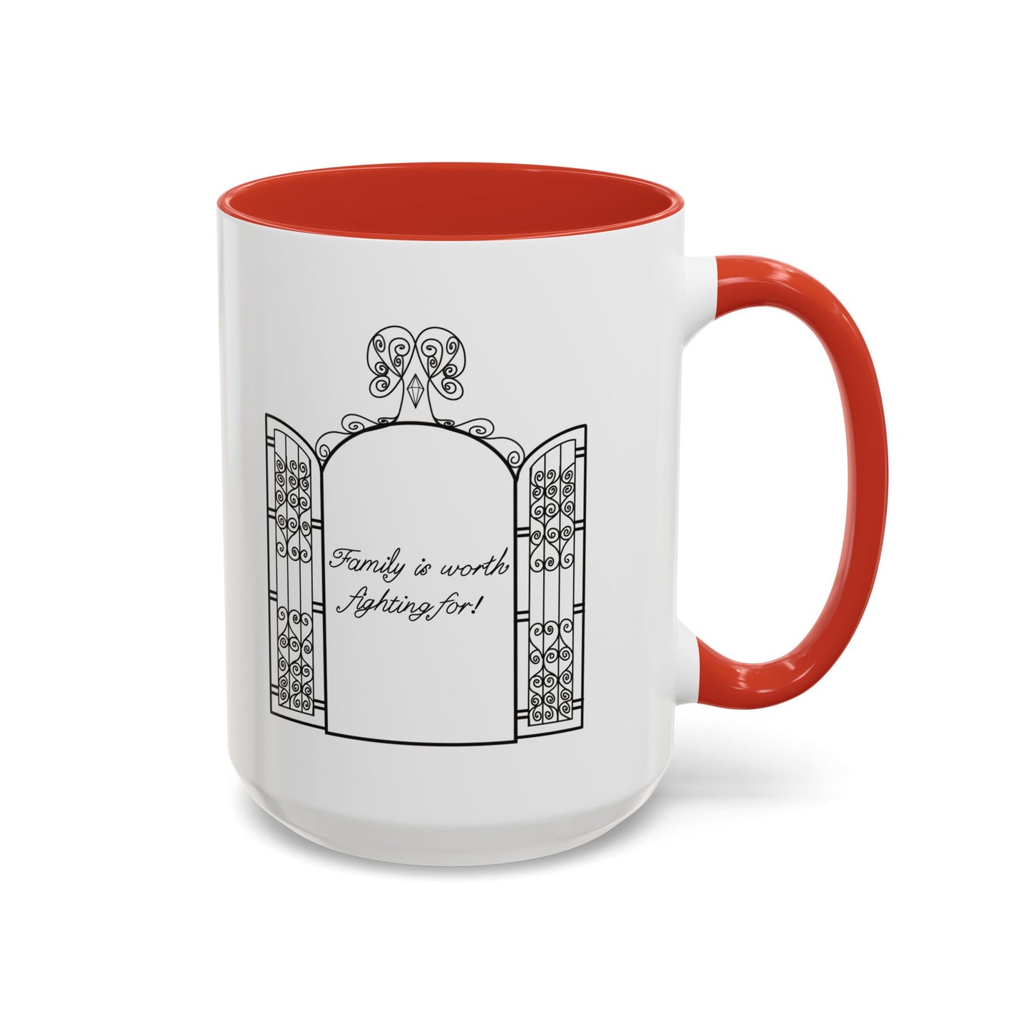 Family is worth fighting for Ceramic Mug