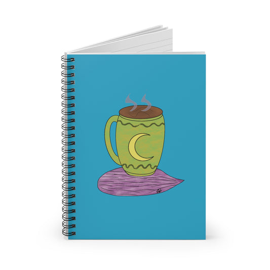 Moon Drop Alternate Logo Notebook - Turquoise