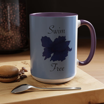 Swim Free Ceramic Mug