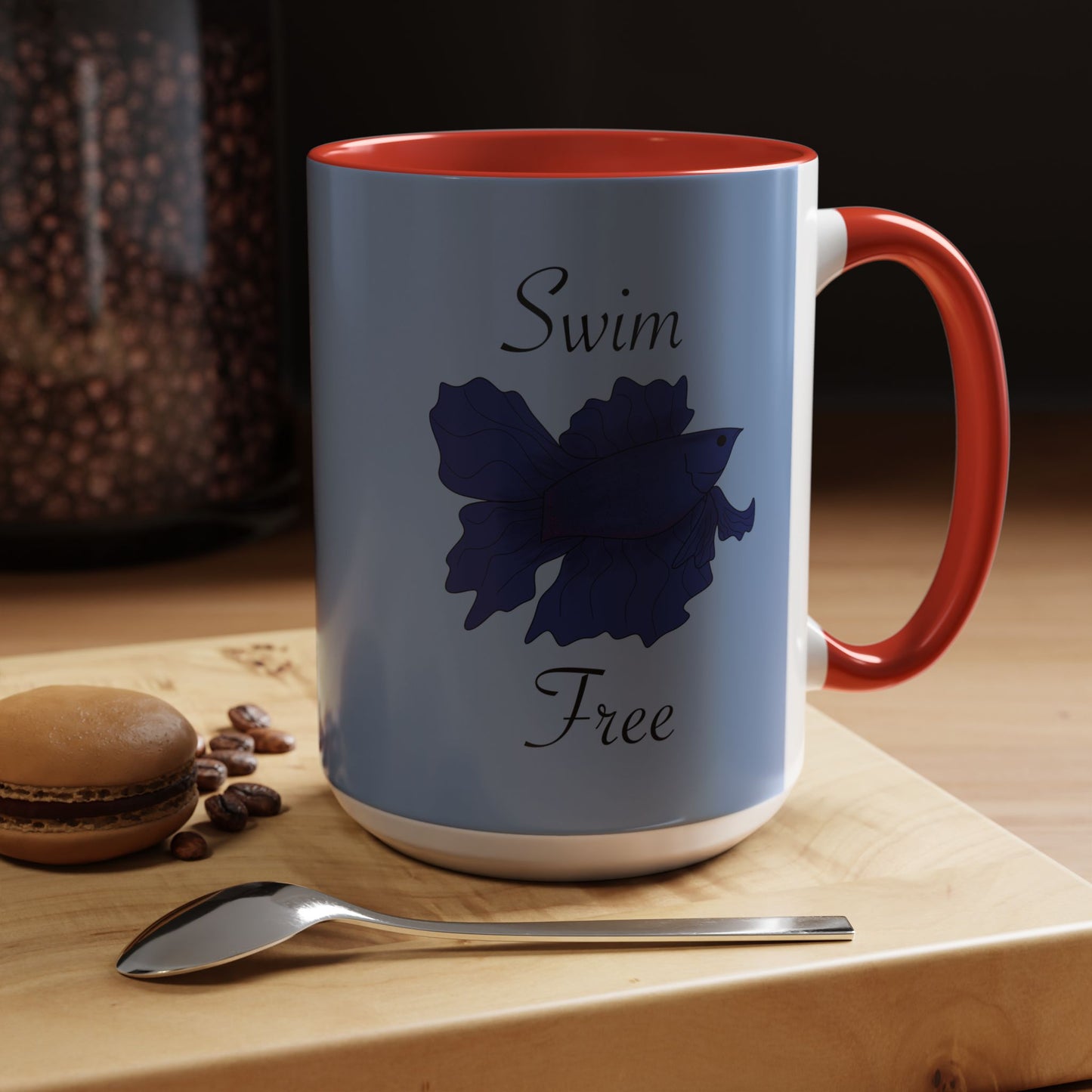 Swim Free Ceramic Mug