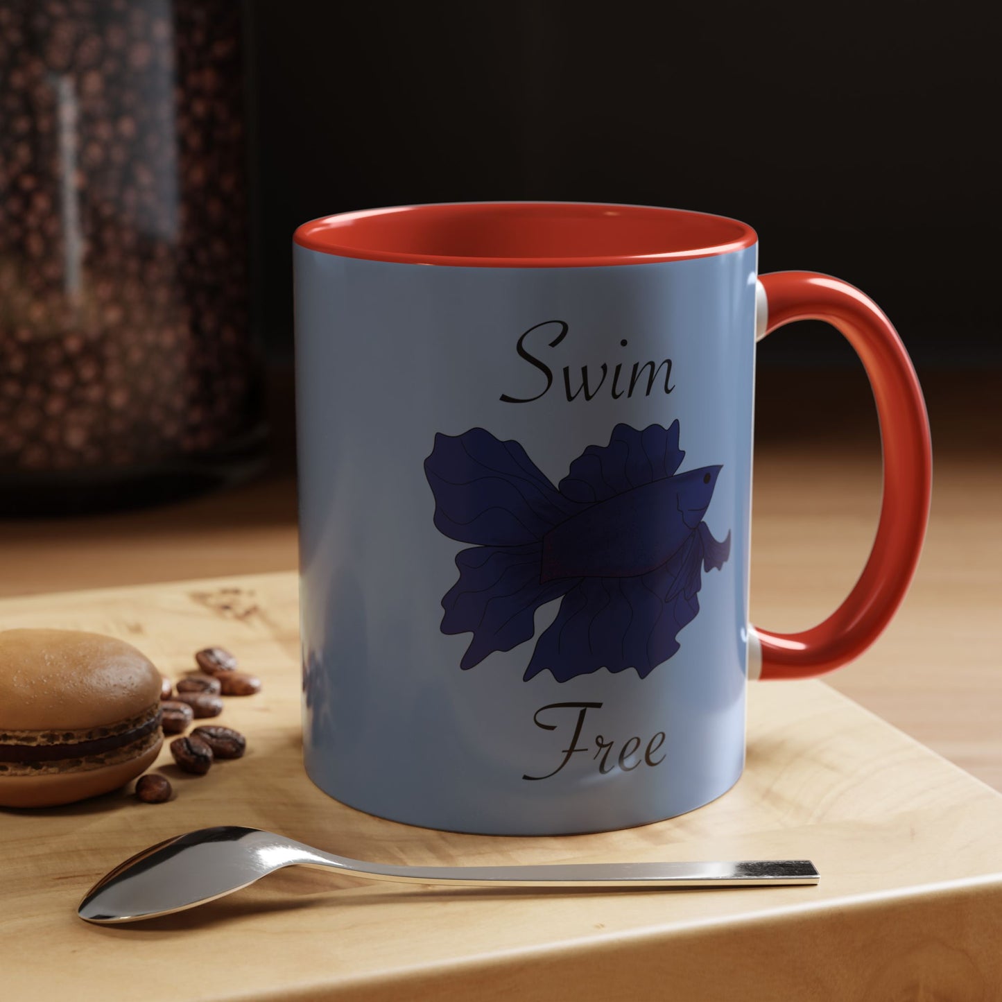 Swim Free Ceramic Mug