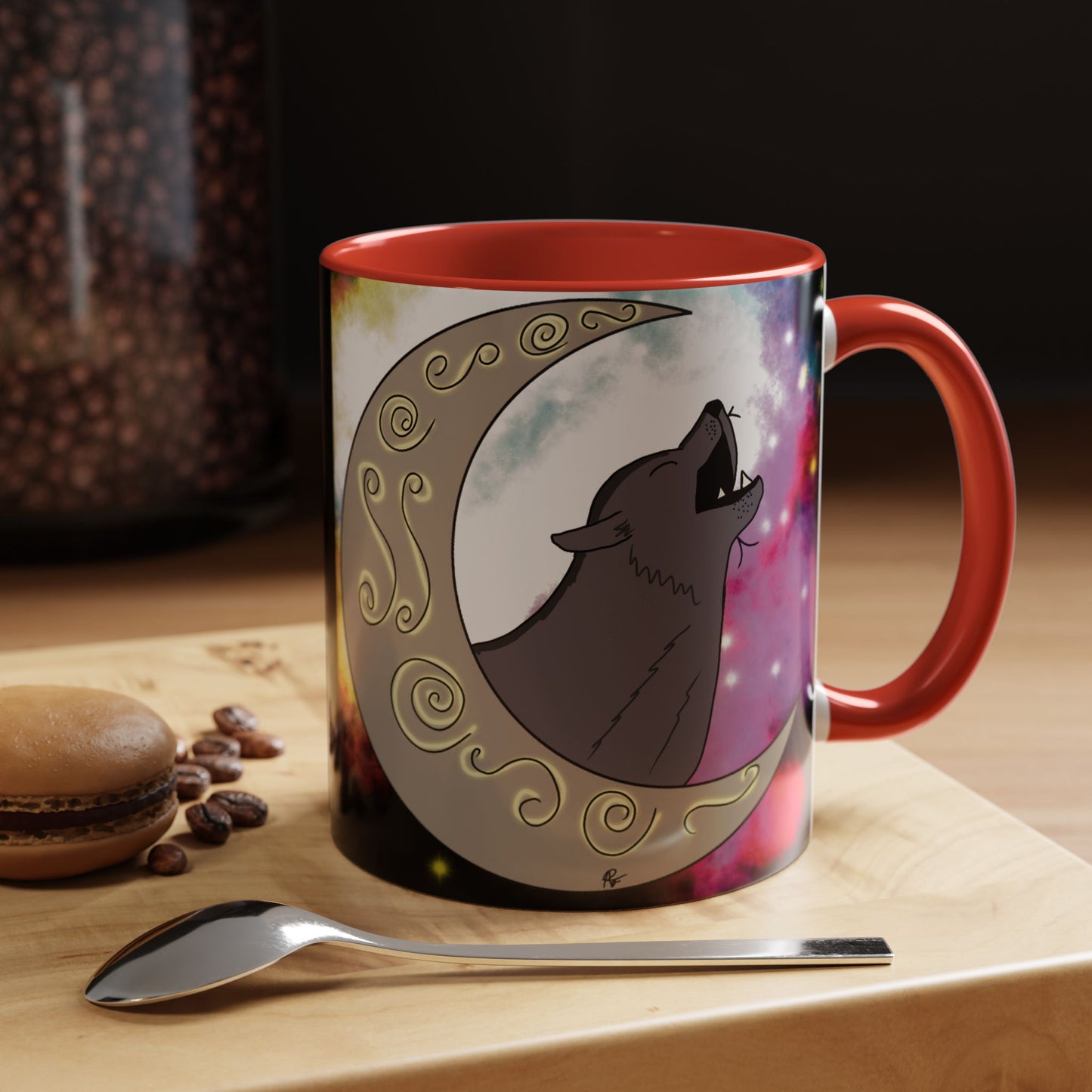 Moon Drop Logo- Nebula Ceramic Mug