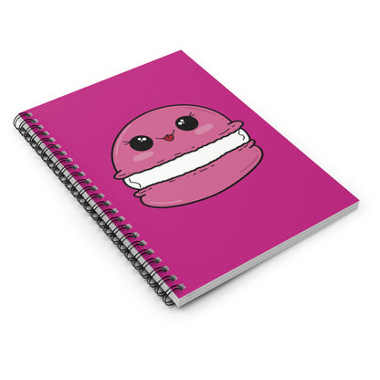 Pink Macaron Spiral Notebook