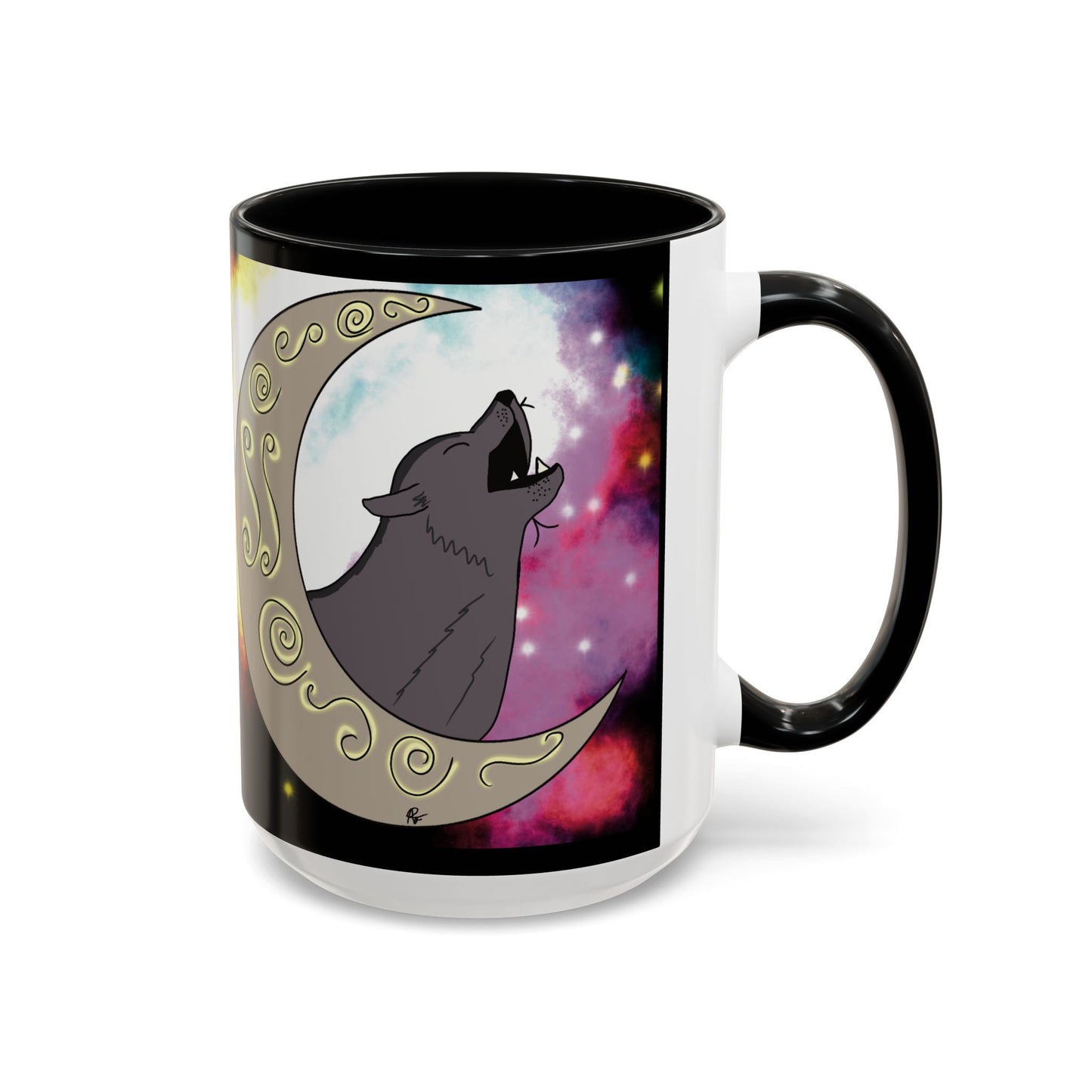 Moon Drop Logo- Nebula Ceramic Mug
