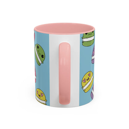 Macaron Pattern Ceramic Mug