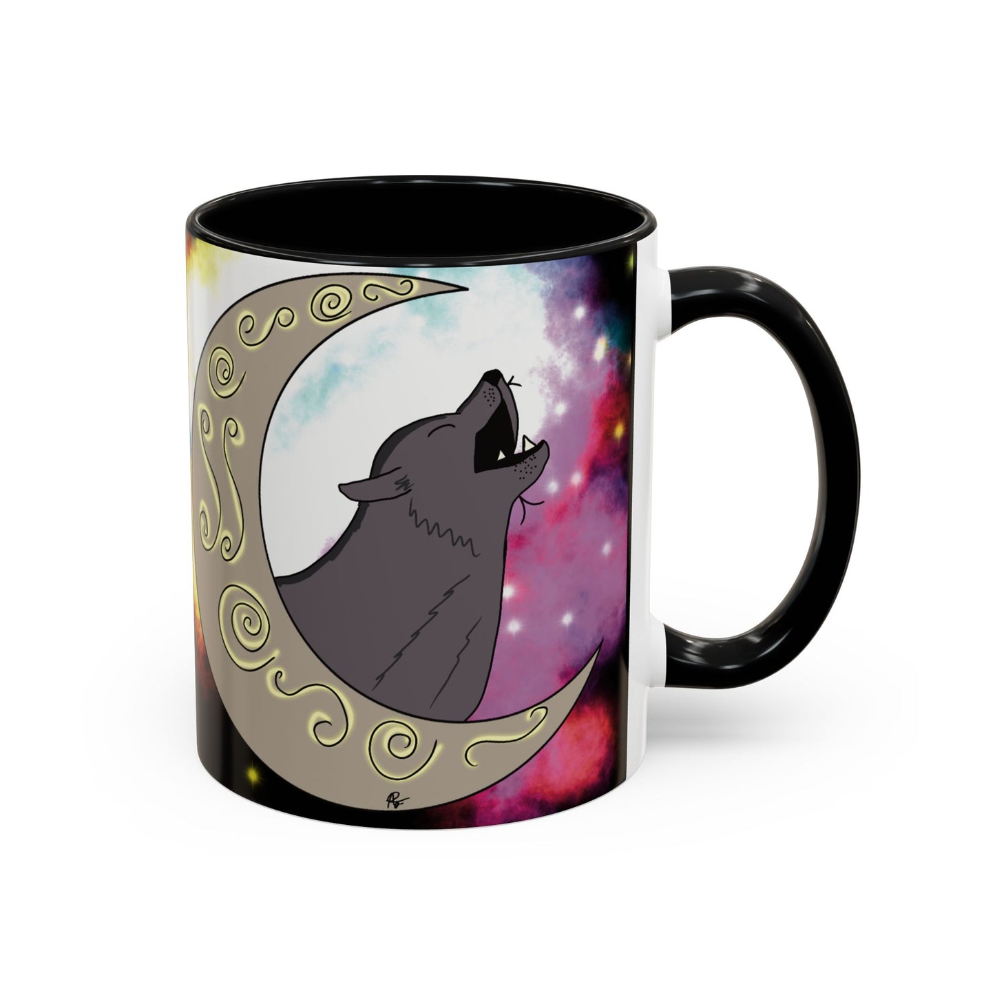 Moon Drop Logo- Nebula Ceramic Mug