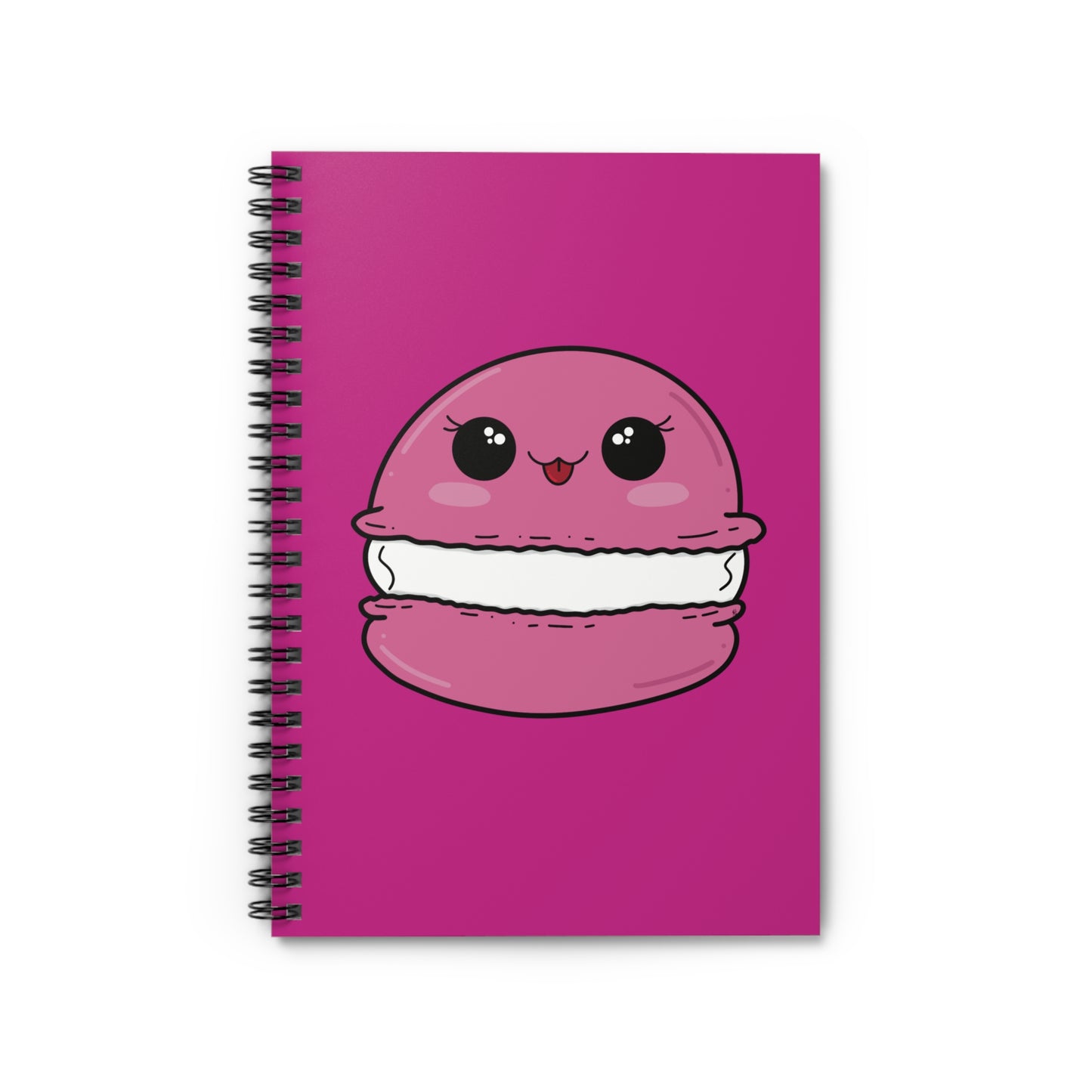 Pink Macaron Spiral Notebook